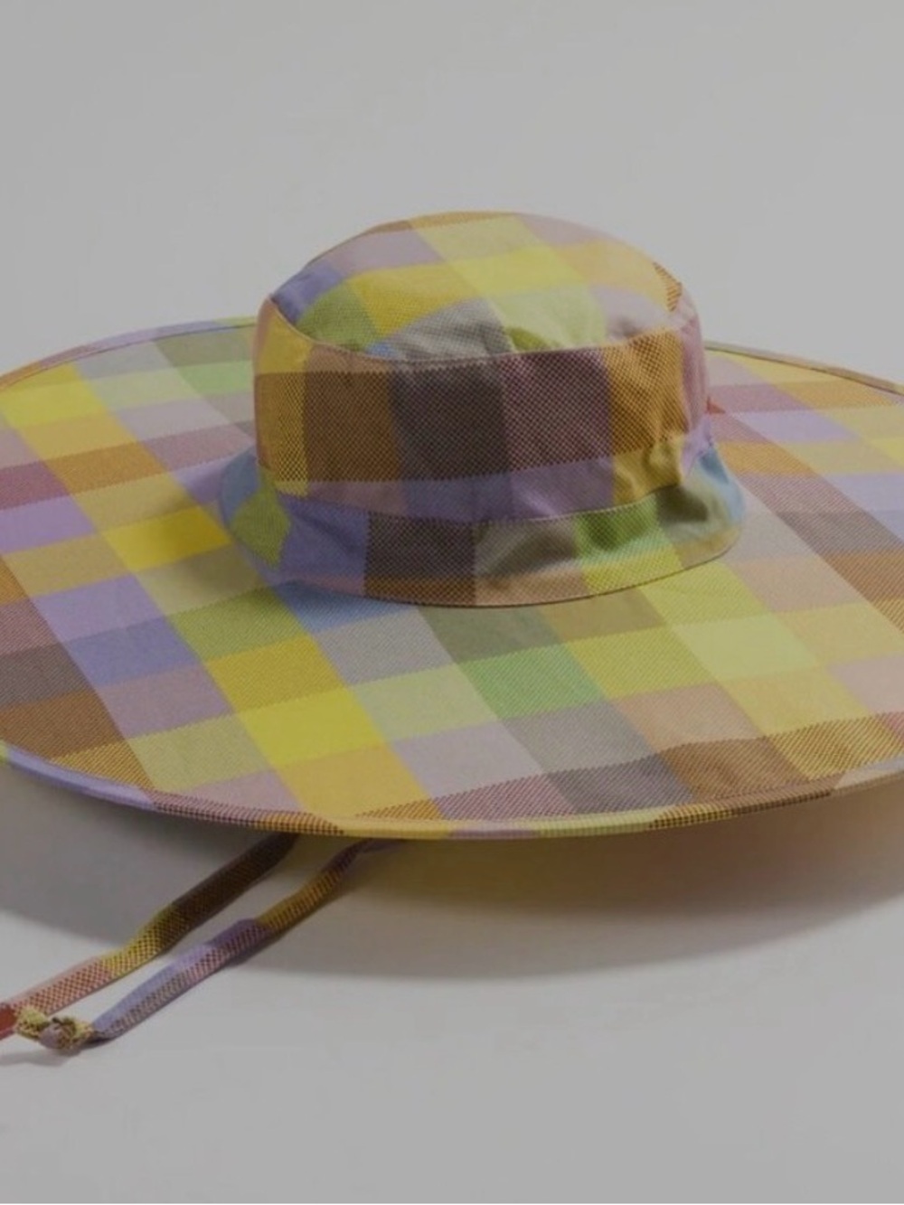 BAGGU 70's Madras Packable PopUp Sun Hat